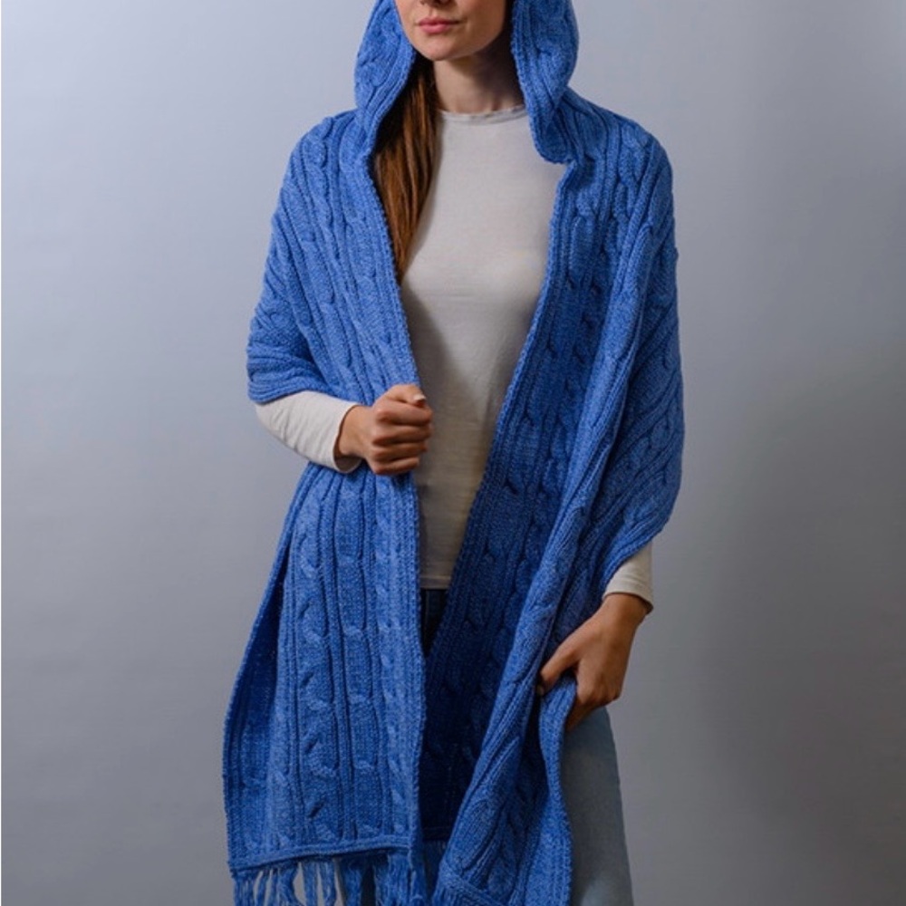 Aran Sweater Market Hooded Scarf